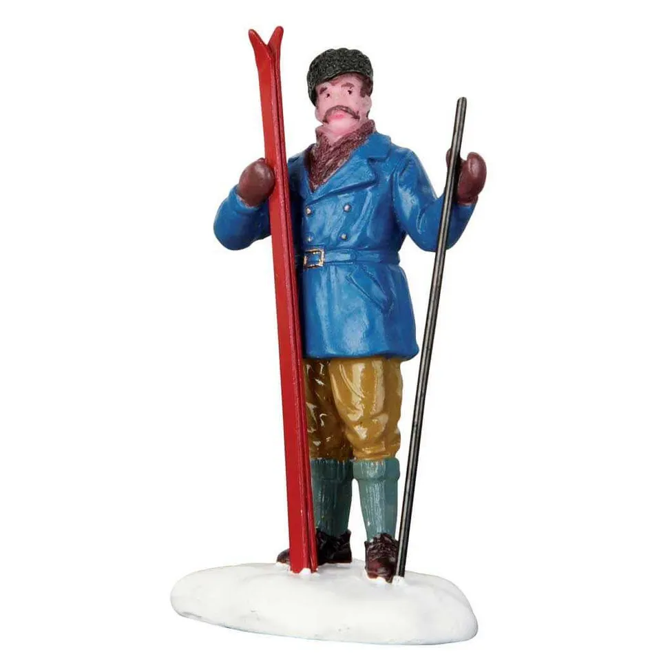 lemax-alpine-skiier-miniaturfigur image 1