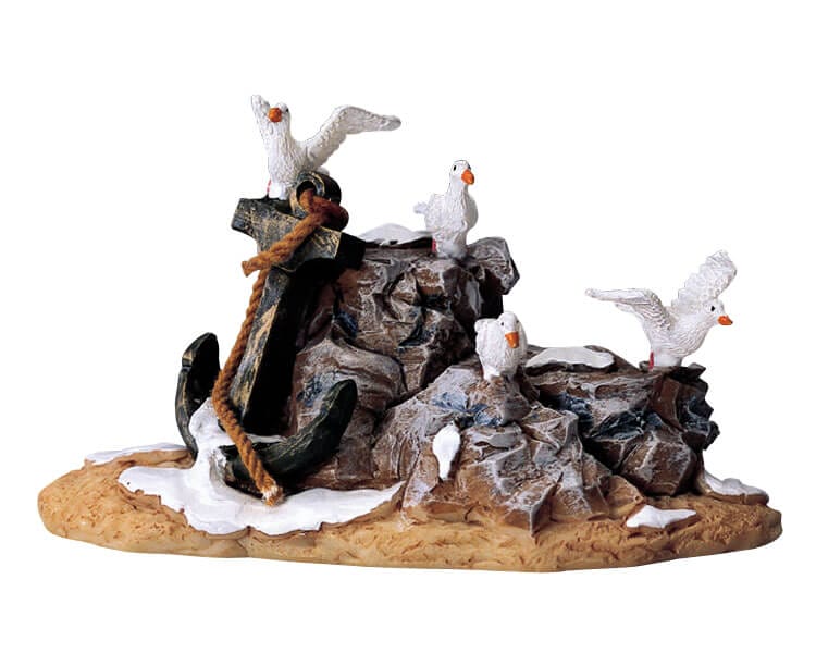lemax-gull-landing-weihnachtsfigur-miniwelt image 1