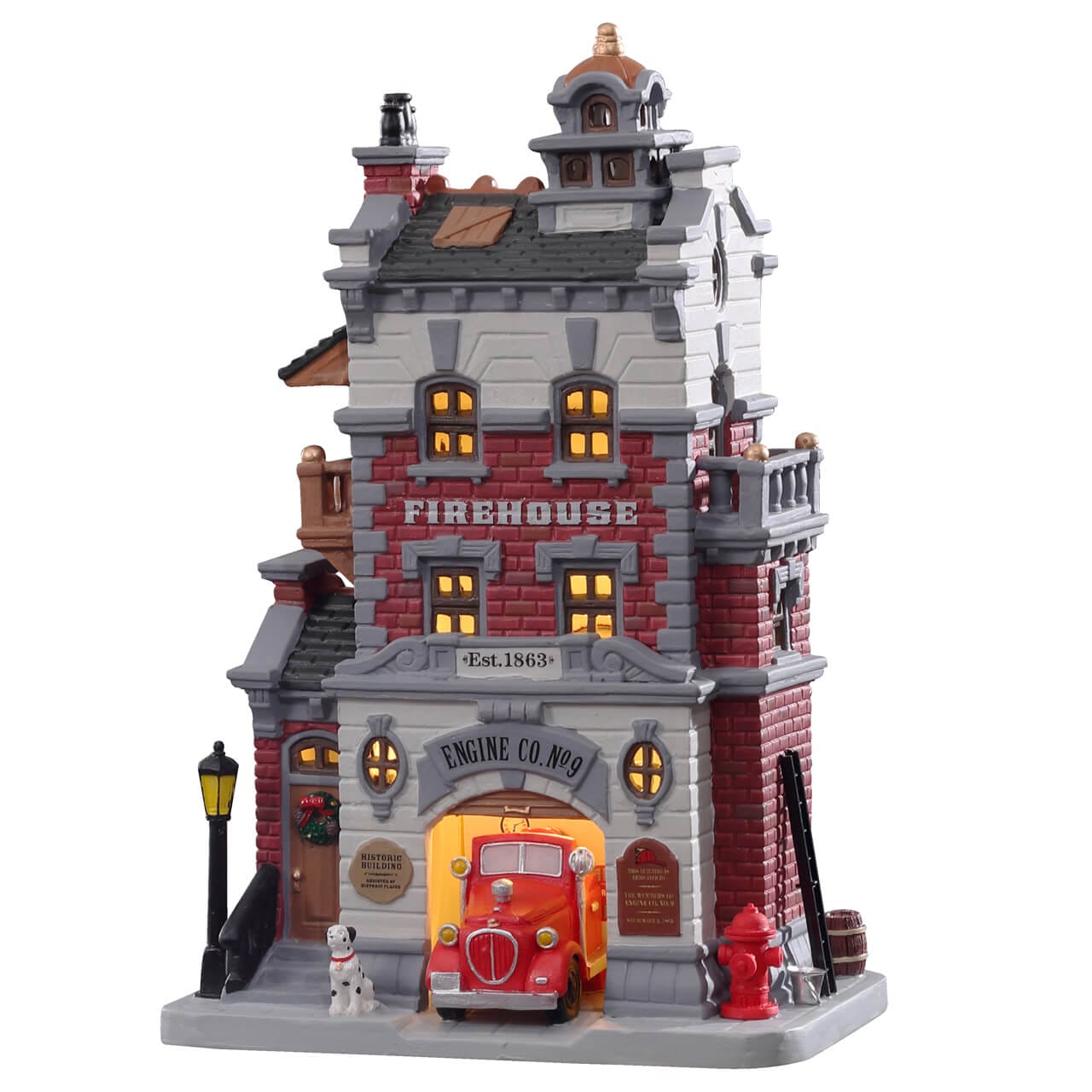 lemax-engine-company-no-9-feuerwehrhaus-caddington image 1