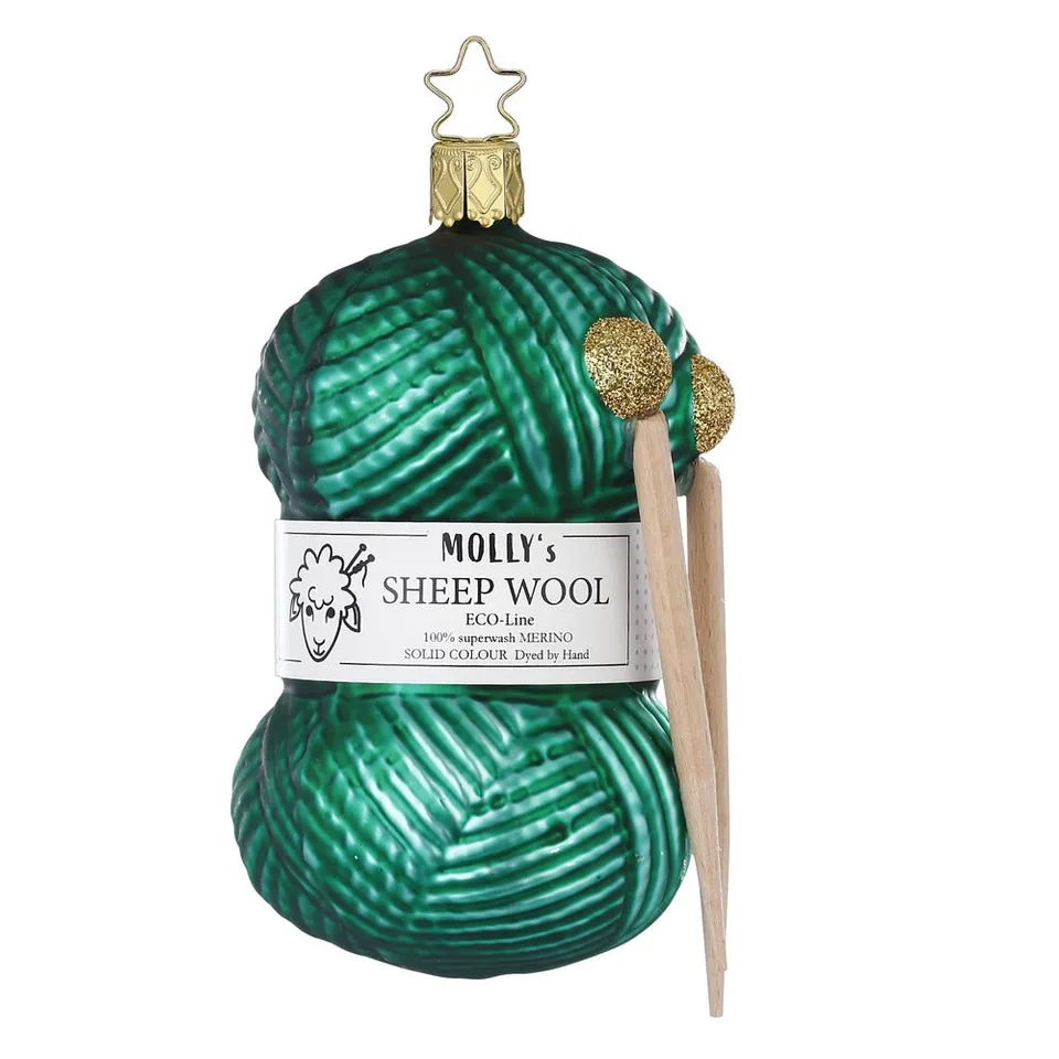 inge-glas-strickfreude-gr-n-christbaum-anh-nger-glas-11-5-cm image 1