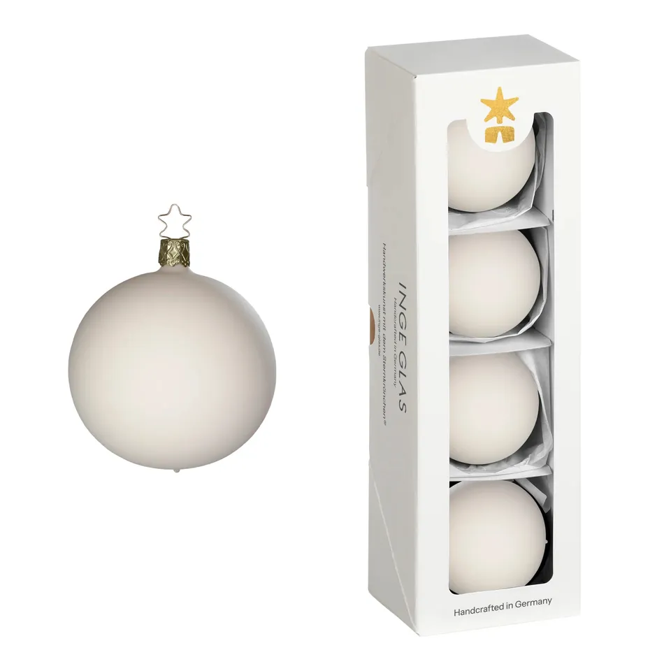 inge-glas-christbaumkugel-creme-samt-6-cm-glas image 1