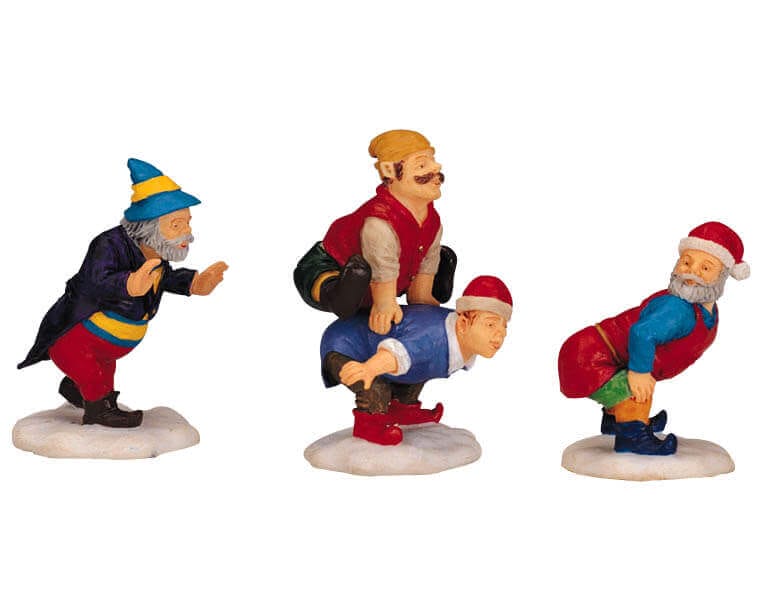 lemax-elves-at-play-elfen-figuren-set image 1