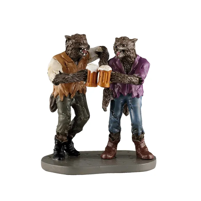 lemax-wolf-pack-cheers-spooky-town-wolfsfiguren image 1