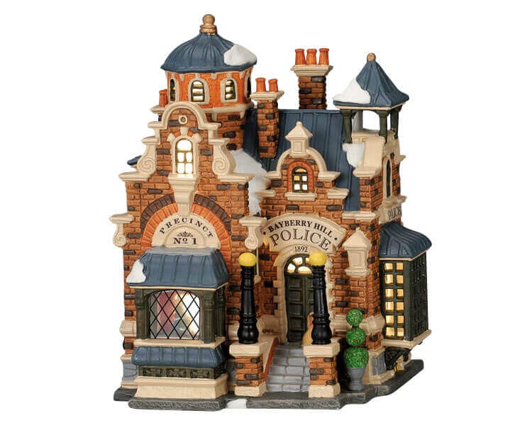 lemax-bayberry-hill-police-holidays-seasons-miniatur-polizeihaus image 1