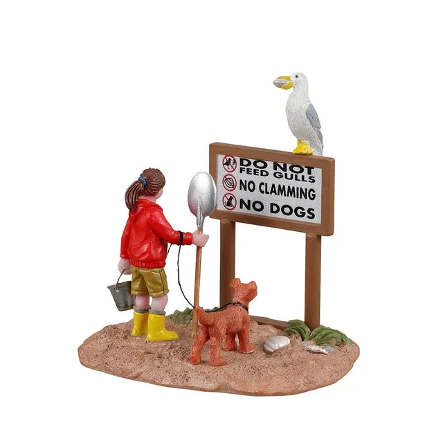 lemax-no-fun-beach-miniatur-strand-szene-figur image 1