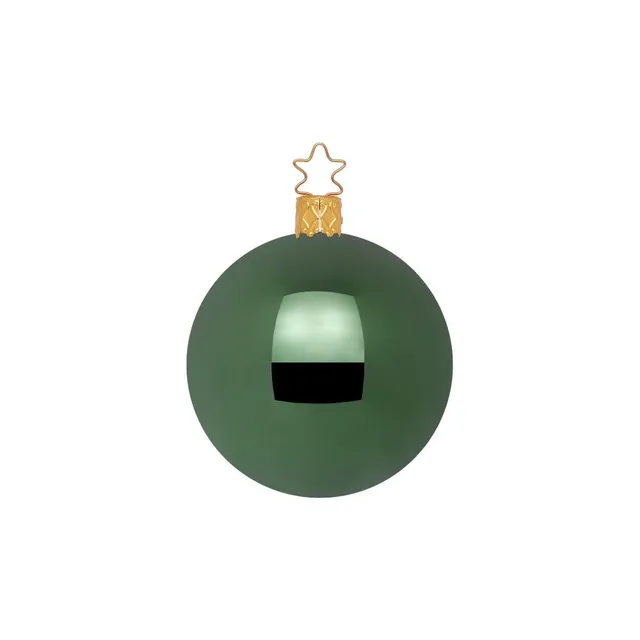 inge-glas-kugeln-christbaumkugel-jagdgr-n-glanz-10-cm image 1