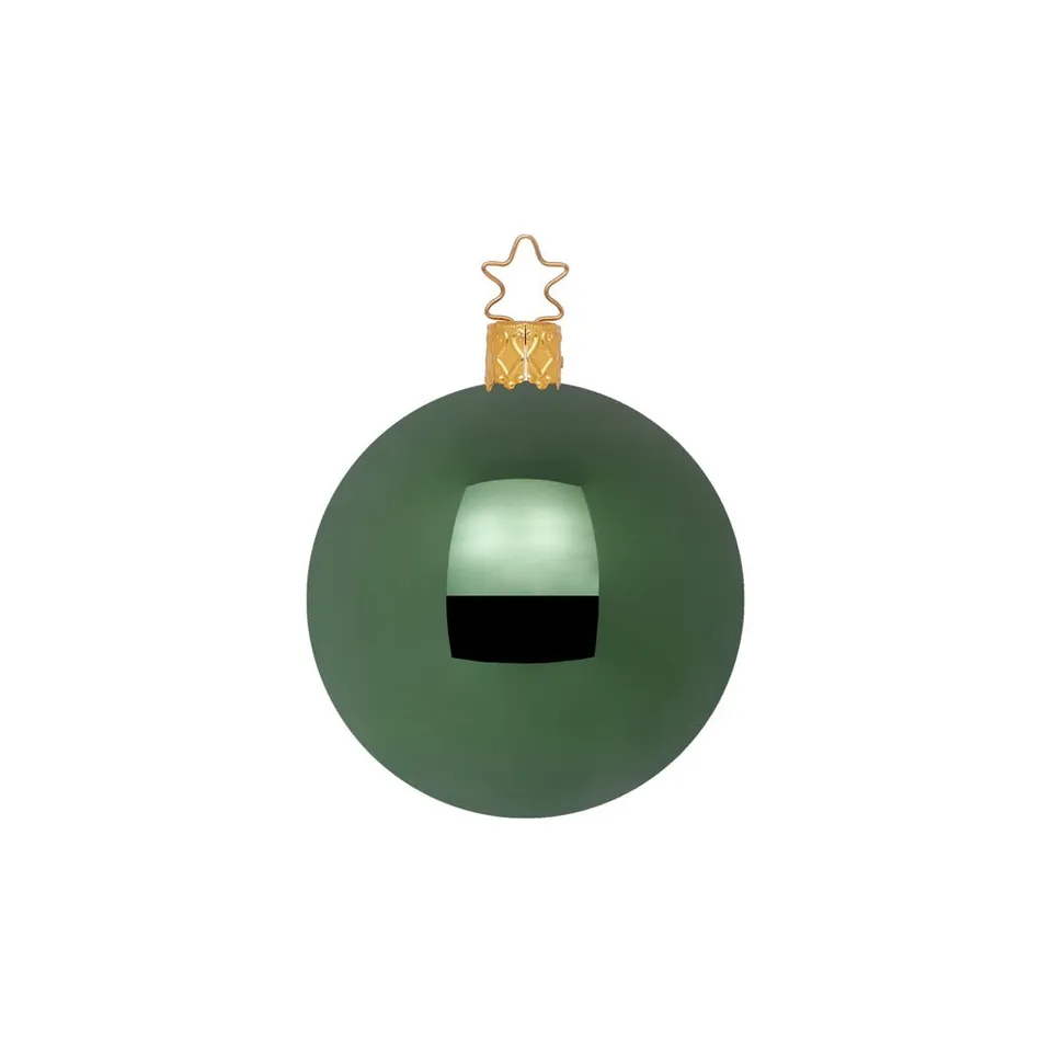 inge-glas-kugeln-christbaumkugel-jagdgr-n-glanz-10-cm image 1
