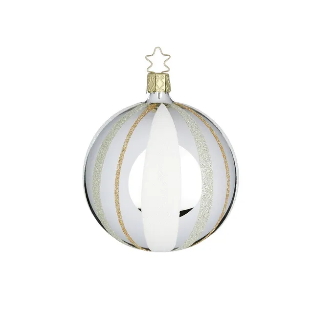 inge-glas-manufaktur-festliche-streifen-christbaumkugel-6-cm-glas image 1
