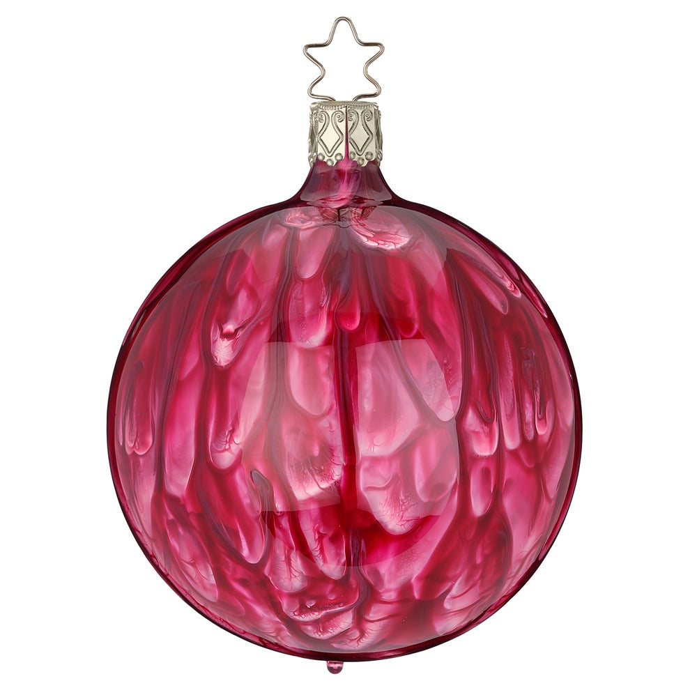 inge-glas-farbsymphonie-christbaumkugel-10-cm-rot image 1