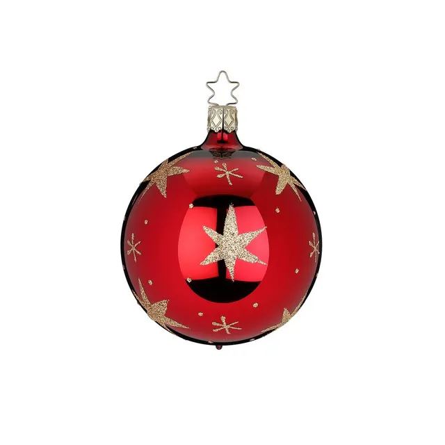 inge-glas-sternenlicht-christbaumkugel-classic-rot-6-cm image 1