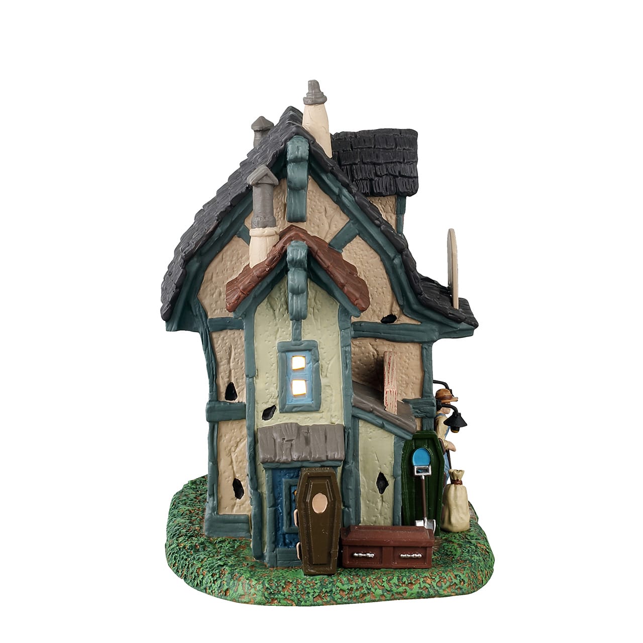 lemax-the-casket-monger-spooky-town-grusel-haus image 2