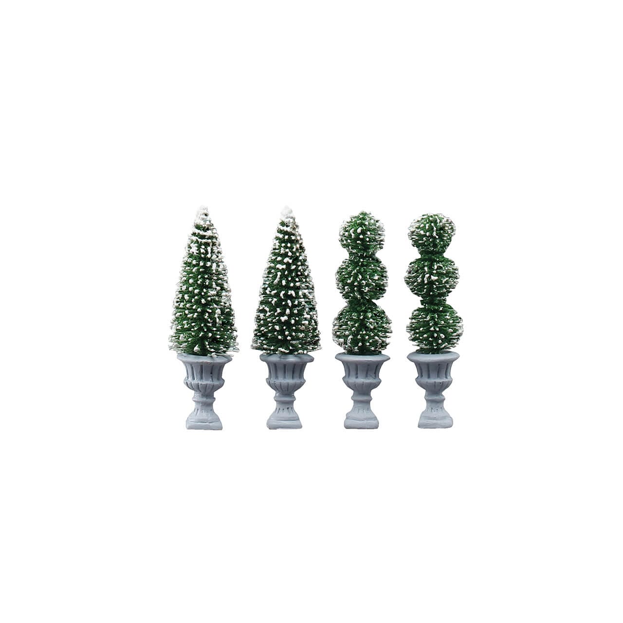 lemax-cone-shaped-sculpted-topiaries-4er-set-b-ume image 1