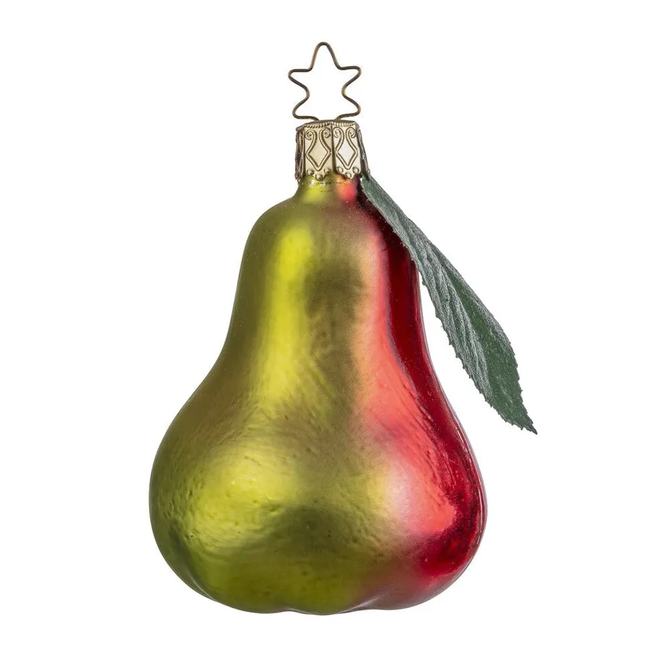 inge-glas-manufaktur-birne-christbaumschmuck-8-5-cm-gr-ne-glasfigur image 1
