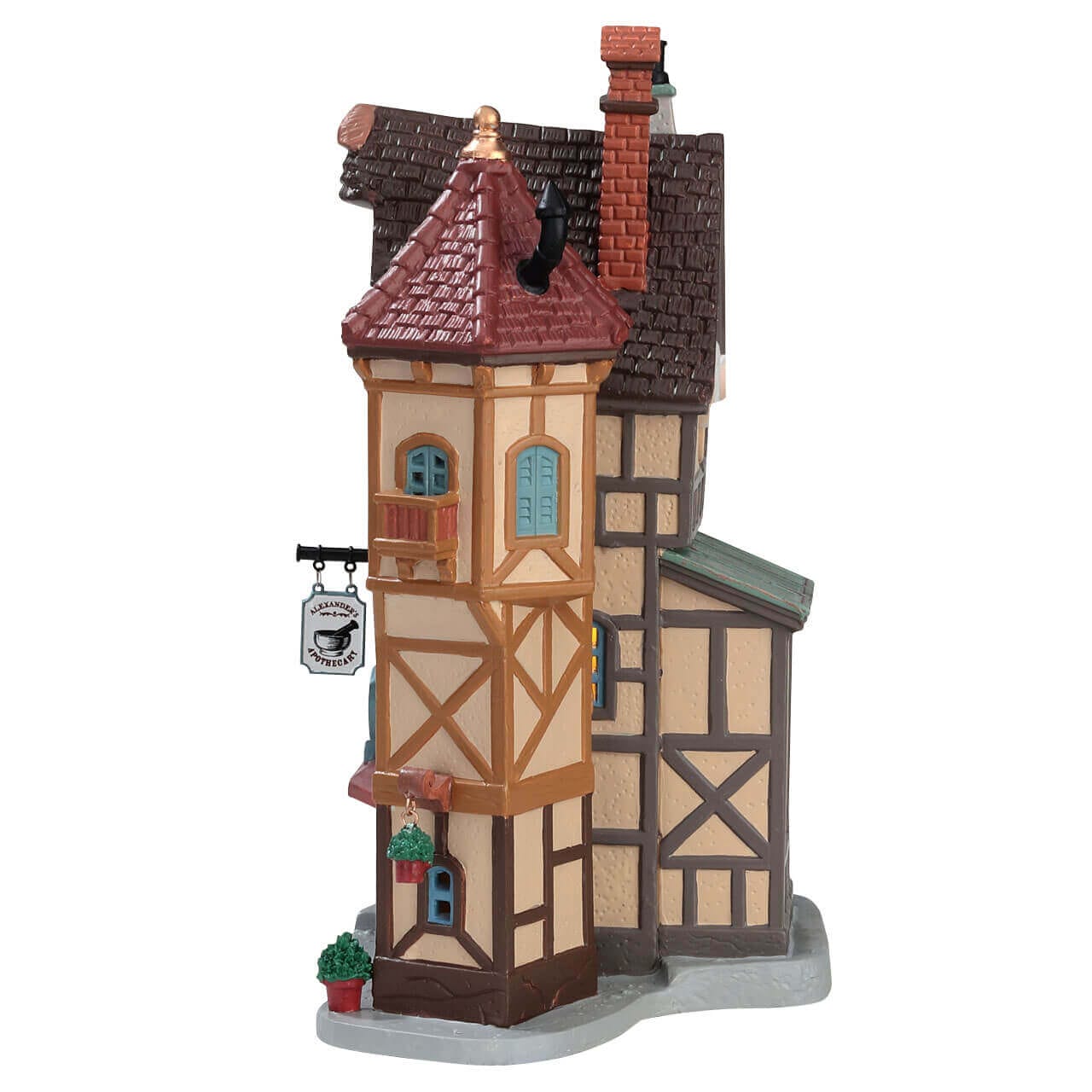 lemax-alexander-s-apothecary-miniaturhaus-weihnachtsdorf image 2