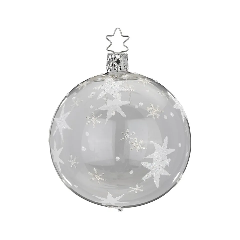 inge-glas-sternenhimmel-christbaumkugel-glasklar-8-cm image 1