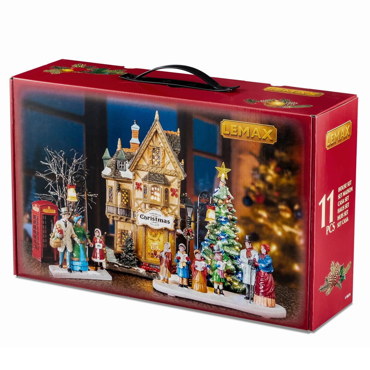 lemax-tannenbaum-christmas-shoppe-set-caddington-village-geb-ude-set image 2