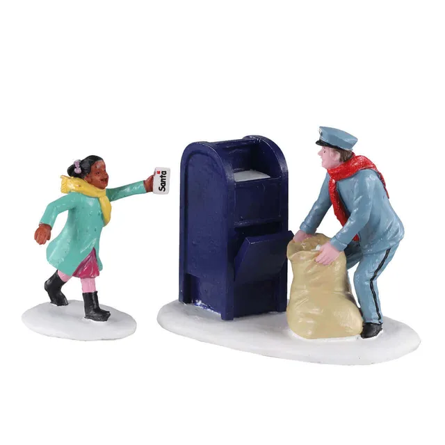 lemax-just-in-time-brief-an-santa-miniatur-szene image 1