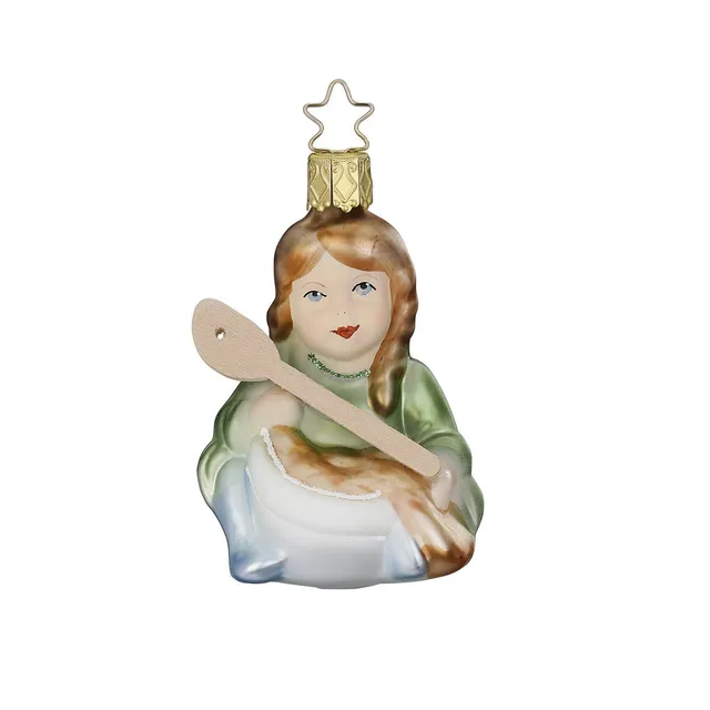 inge-glas-backfreude-christbaumschmuck-figur-mit-schnee-8-cm image 1