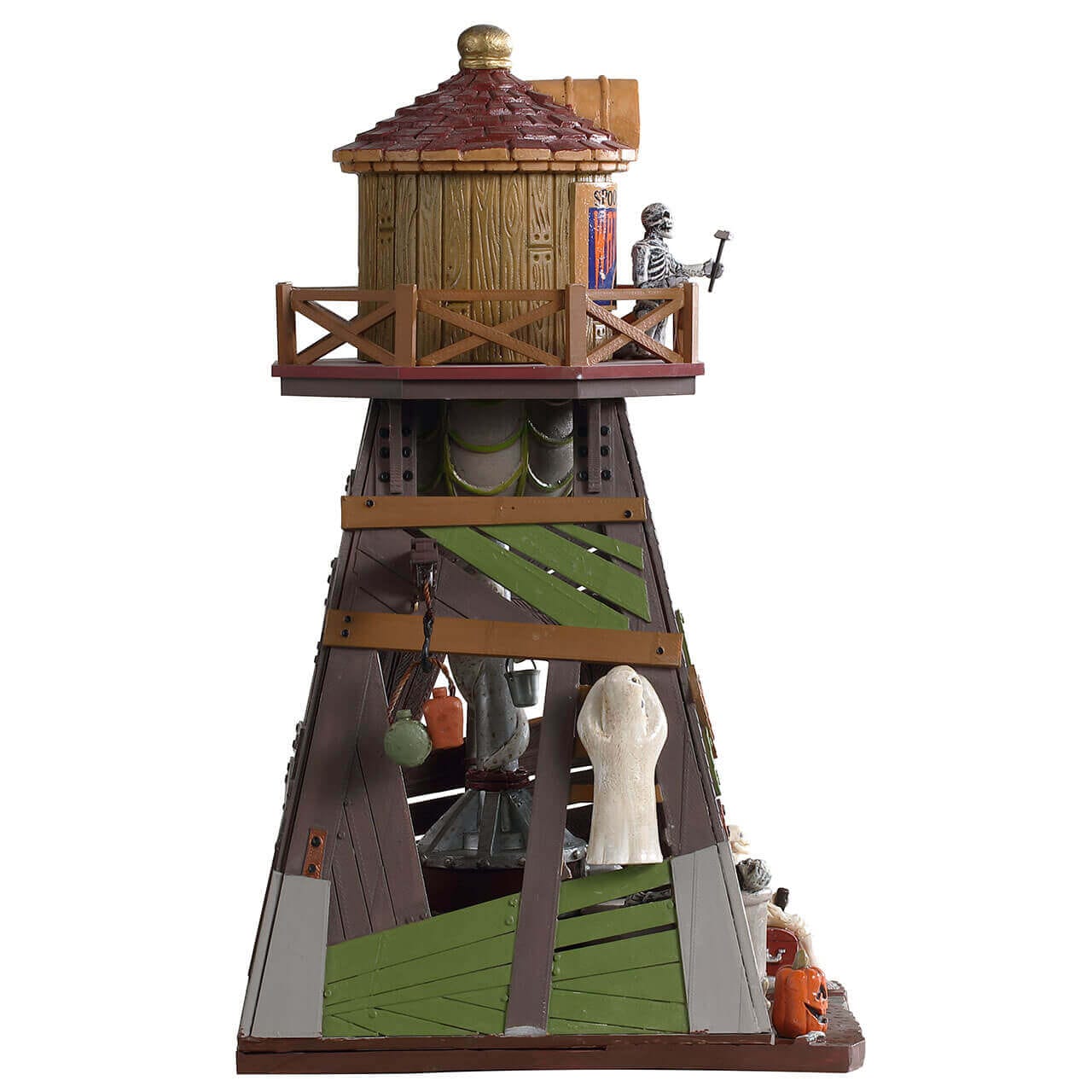 lemax-spooky-springs-water-tower-spooky-town-turm-miniatur image 2