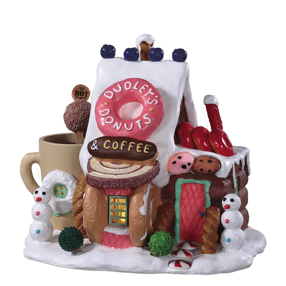 lemax-dudley-s-donut-shop-sugar-n-spice-miniatur-donutladen image 1