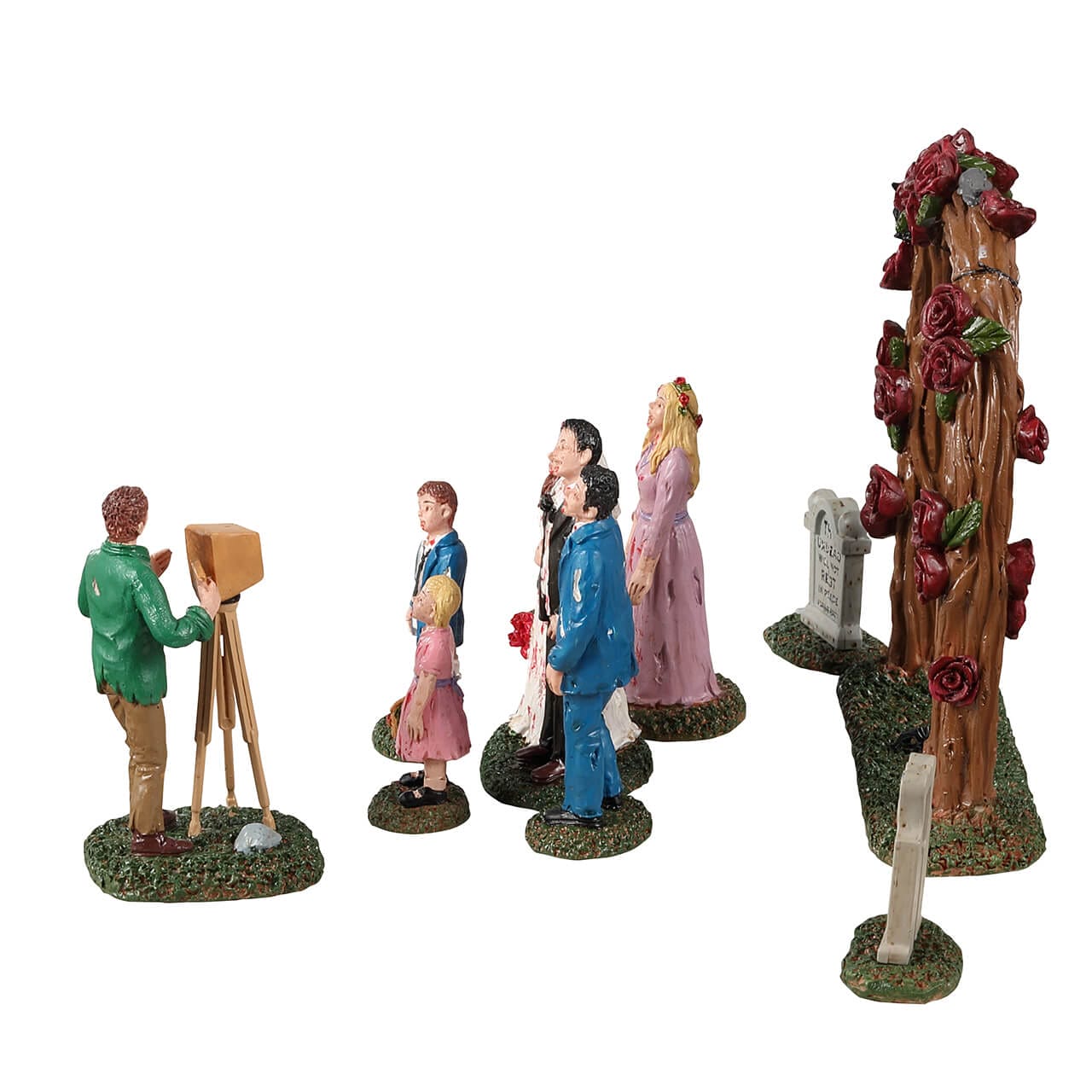 lemax-zombie-wedding-party-spooky-town-figuren-set image 3