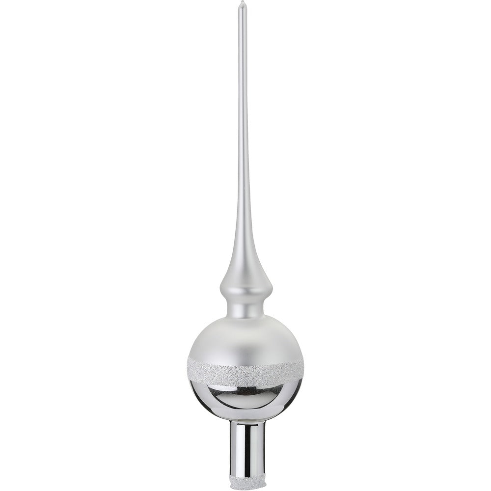 inge-glas-horizont-christbaumspitze-baumspitze-7-x-30-cm-silber image 1