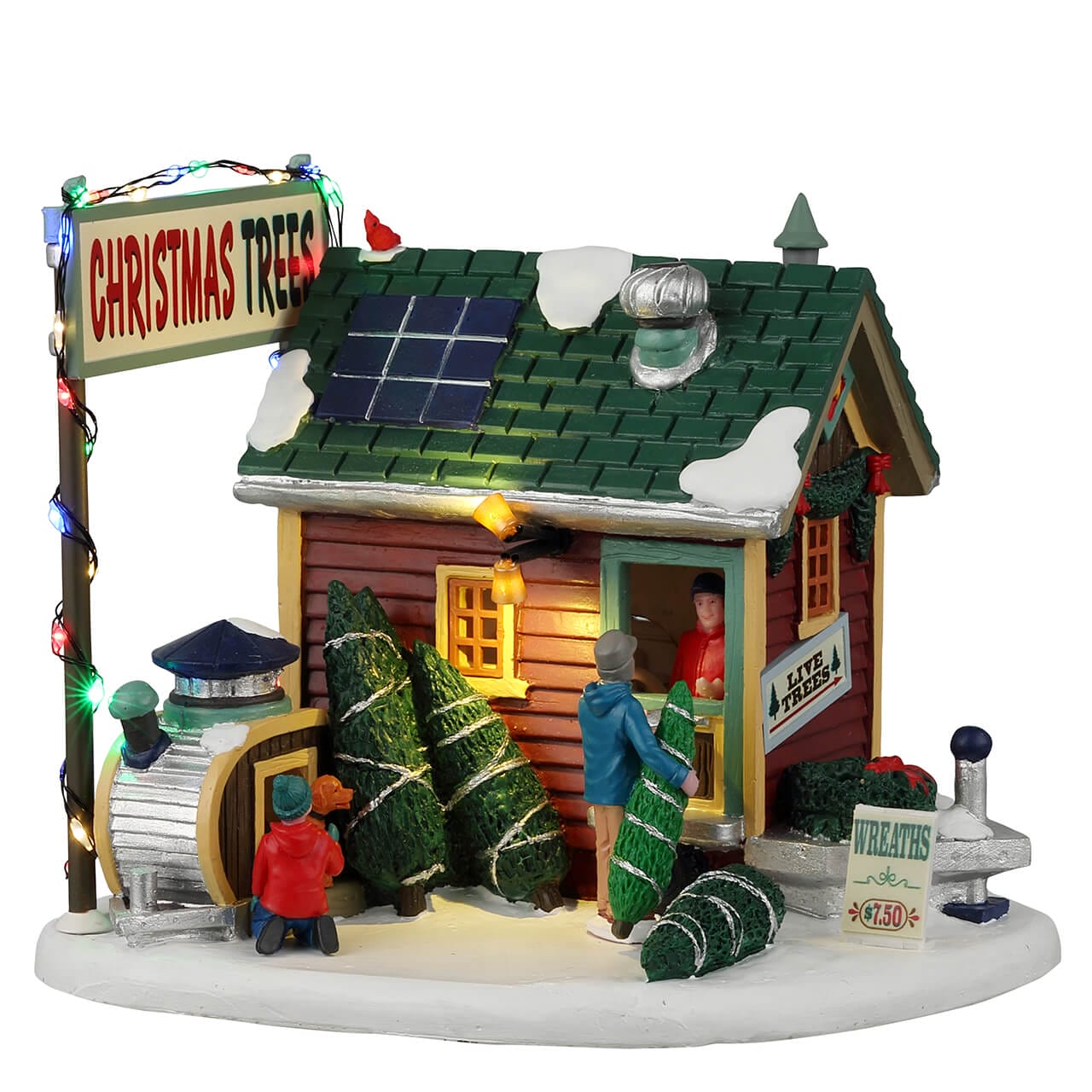 lemax-tiny-house-tree-lot-vail-village-weihnachtshaus image 1