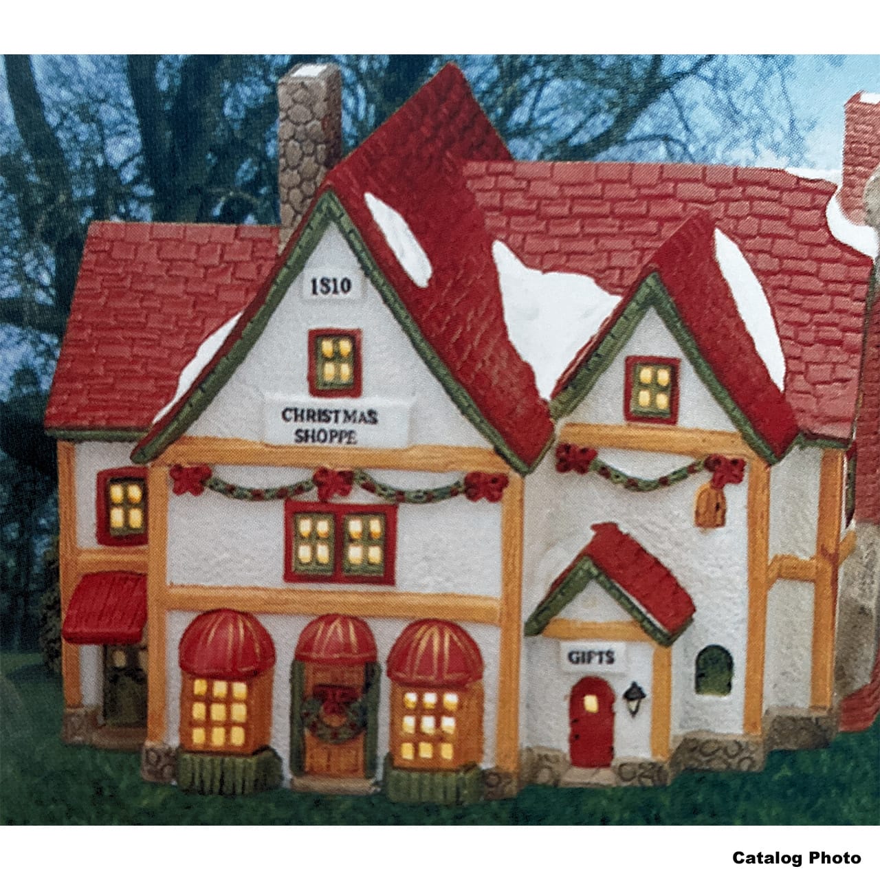 lemax-christmas-shoppe-weihnachtsladen-miniaturhaus image 1