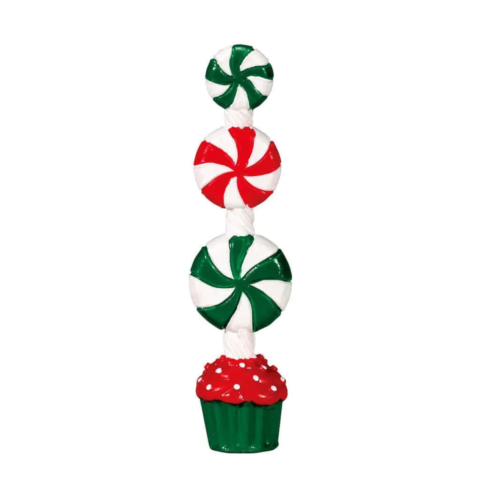 lemax-peppermint-candy-topiary-miniatur-deko-sugar-n-spice image 1