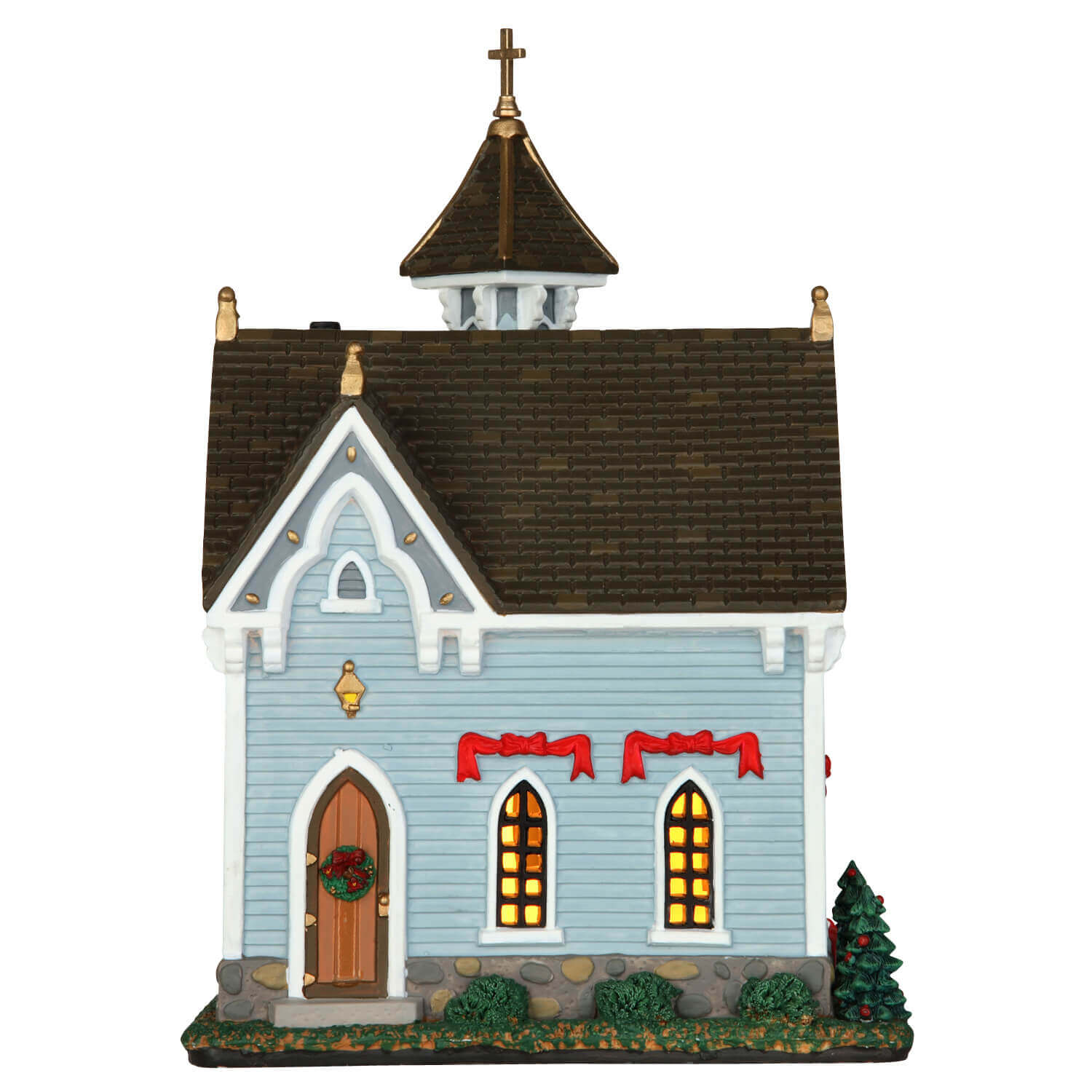 lemax-brookside-chapel-beleuchtetes-miniatur-kirchenhaus image 2