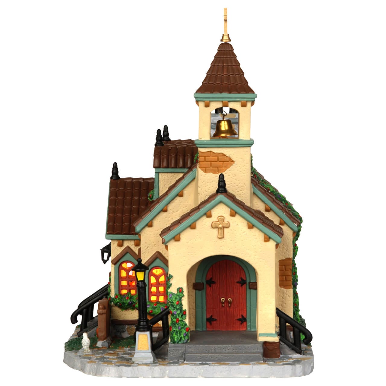 lemax-stone-ridge-abbey-weihnachtsdorf-kirche image 3