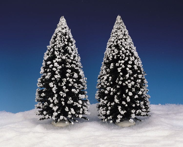 lemax-evergreen-tree-pack-2-extra-large-miniatur-tannenb-ume-2er-set image 1