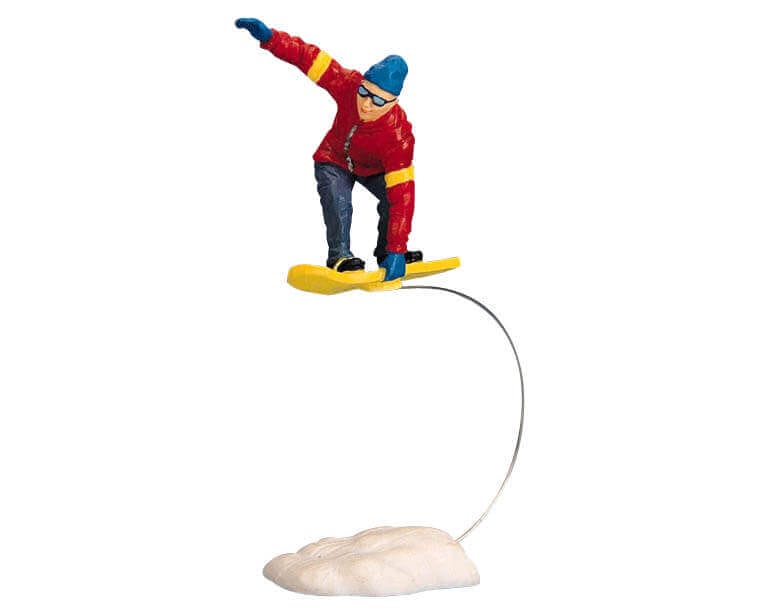lemax-snowboarding-fun-winter-figur-miniatur image 2