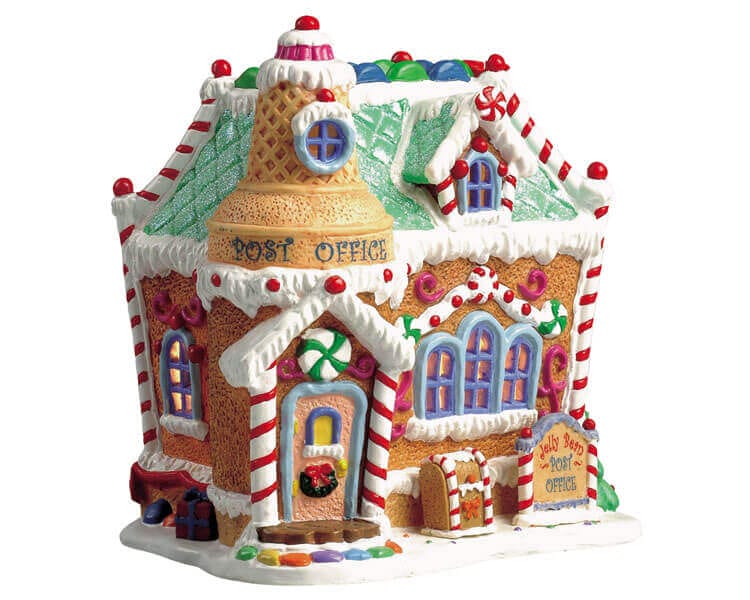 lemax-jelly-bean-post-office-miniaturhaus-sugar-n-spice image 1