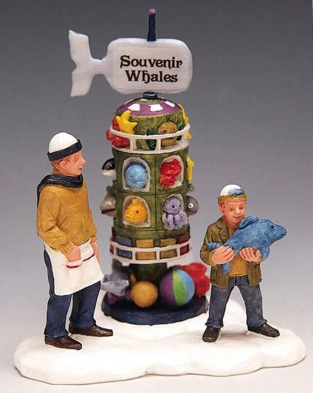lemax-stuffed-animal-kiosk-weihnachtsmarkt-stand-figur image 1