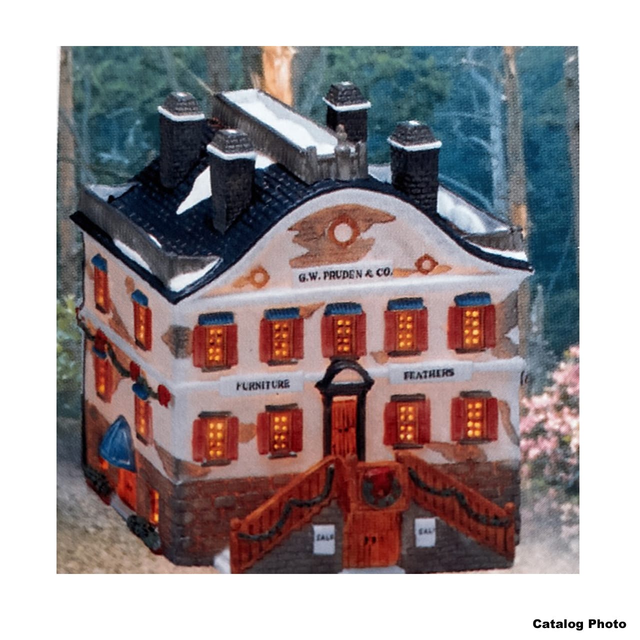 lemax-g-w-pruden-co-miniatur-gesch-ftshaus-weihnachtsdorf image 1