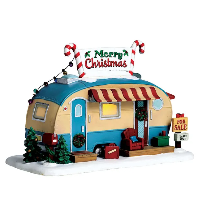 lemax-for-sale-trailer-wohnwagen-szene-f-r-weihnachtsd-rfer image 1