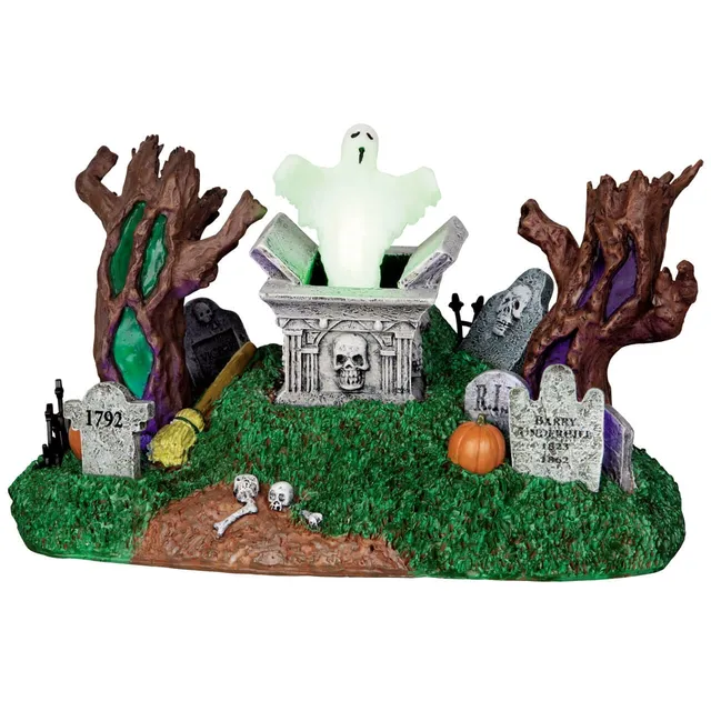 lemax-haunted-village-cemetery-spooky-town-friedhof image 1