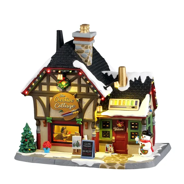 lemax-the-creative-cottage-beleuchtetes-k-nstlerhaus-caddington-village image 1