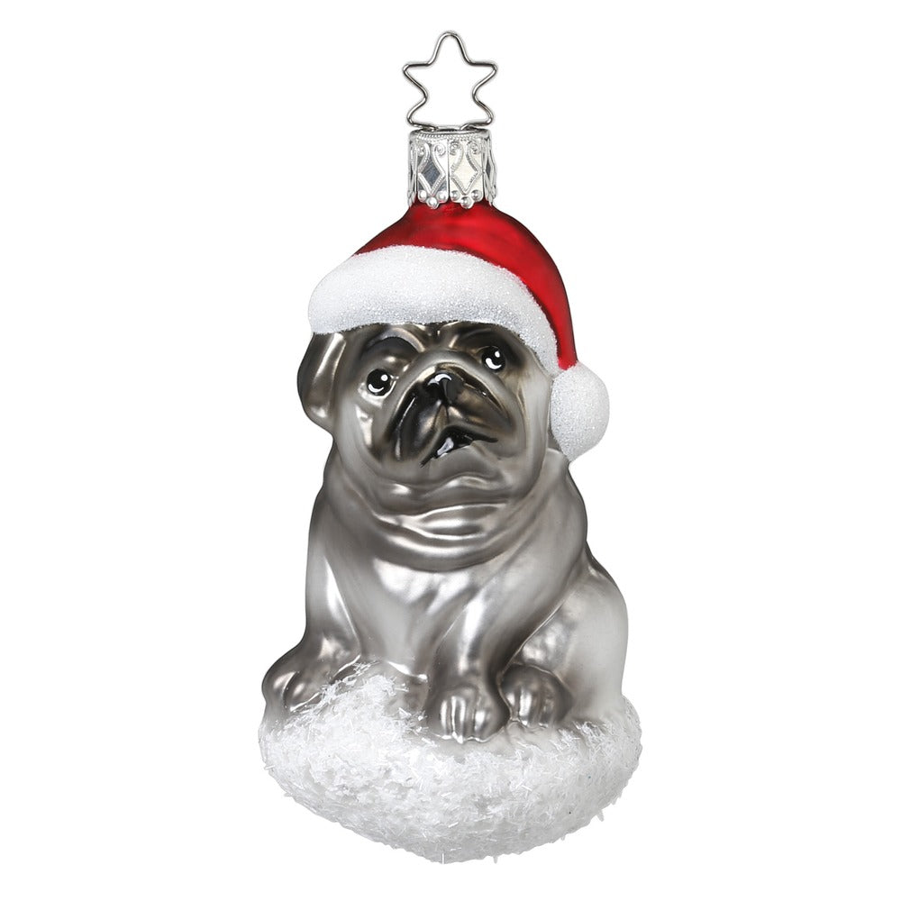 inge-glas-weihnachtsmops-christbaumkugel-10-5-cm-grau image 1