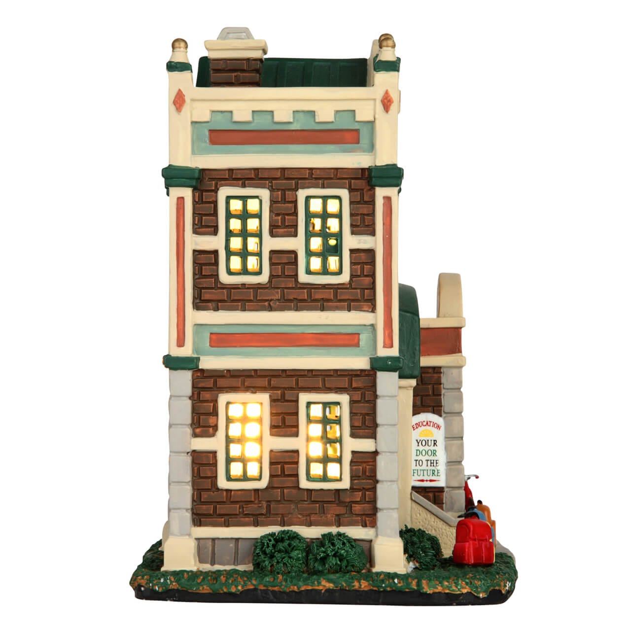 lemax-century-high-school-beleuchtetes-miniaturhaus image 2
