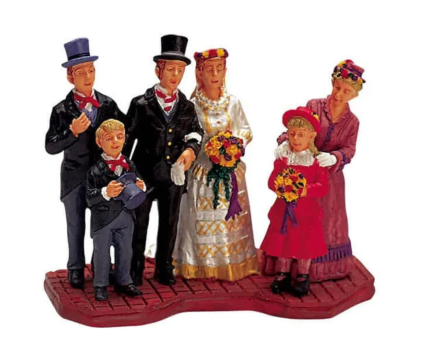 lemax-wedding-portrait-miniatur-hochzeitsbild image 1
