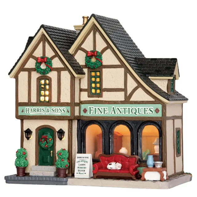 lemax-harris-sons-fine-antiques-miniaturhaus-antiquit-tenladen image 1