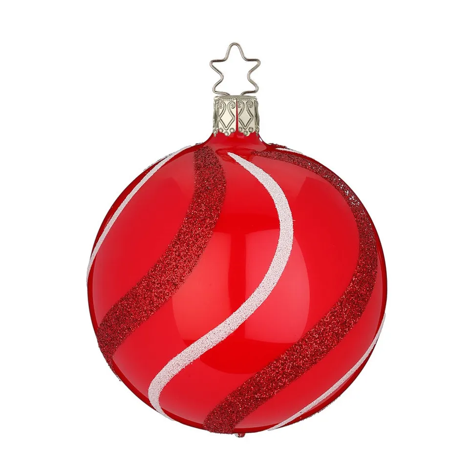 inge-glas-bonbon-paradies-christbaumkugel-aus-glas-8-cm-rot image 1