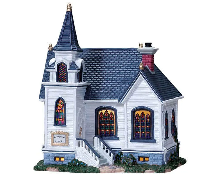 lemax-st-stephen-s-chapel-beleuchtete-miniatur-kirche image 1