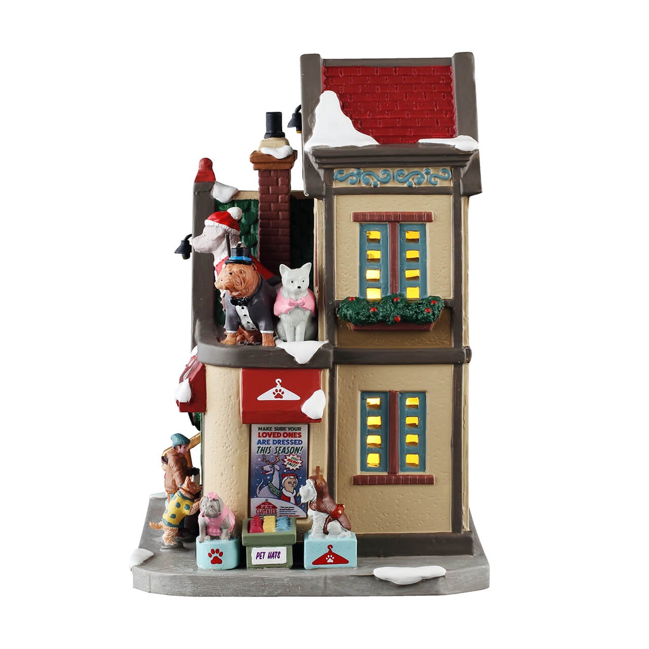 lemax-the-pet-clothier-caddington-beleuchtetes-gesch-ftshaus image 3