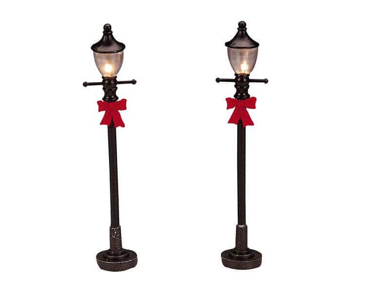lemax-4-gas-street-lamp-4er-miniatur-stra-enlaternen-f-r-weihnachtsdorf image 1