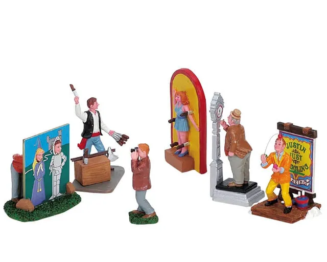 lemax-carnival-amusements-jahrmarkt-set-f-r-miniaturwelten image 1