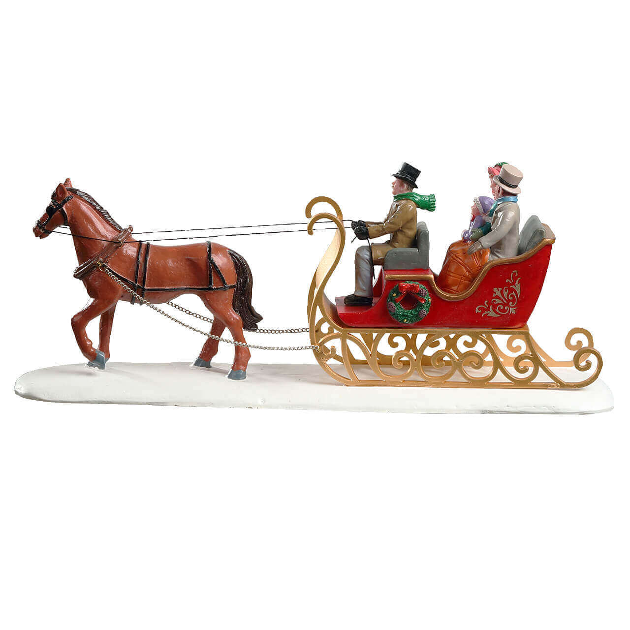 lemax-victorian-sleigh-ride-pferdeschlitten-figur-caddington image 4