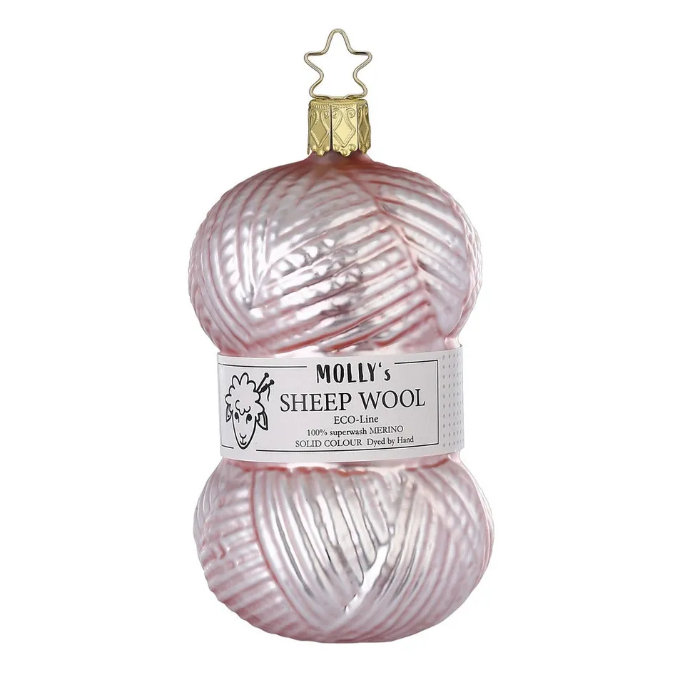 inge-glas-manufaktur-feine-wolle-rosa-11-cm-handgefertigter-glasbaumschmuck image 1
